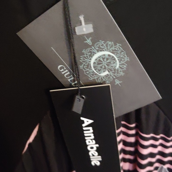 ☀️Sale~Giullia Floral/Stripe Asymmetrical Dress - Picture 4 of 7